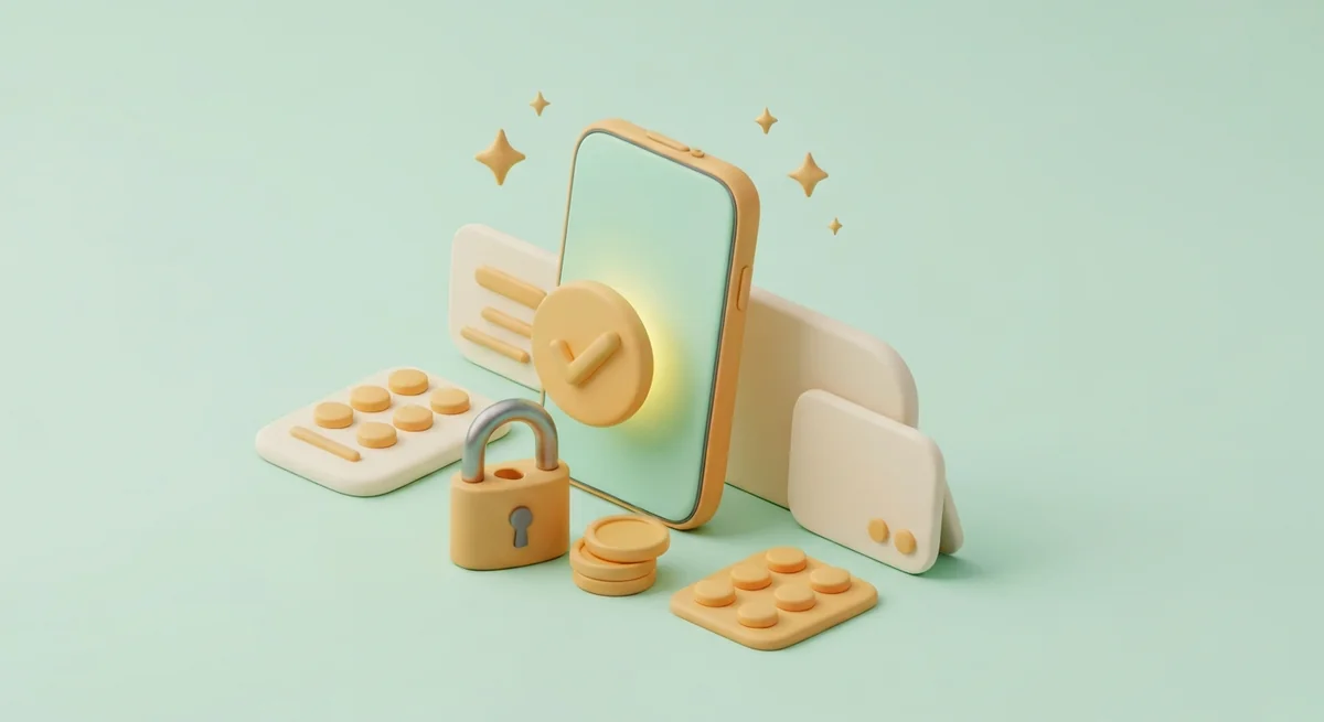 スマホの画面にリワードのタブが開き、承認のチェックマークとポイントが表示されているイメージ。ずっと閉じていた入口がやっと開いた世界観。