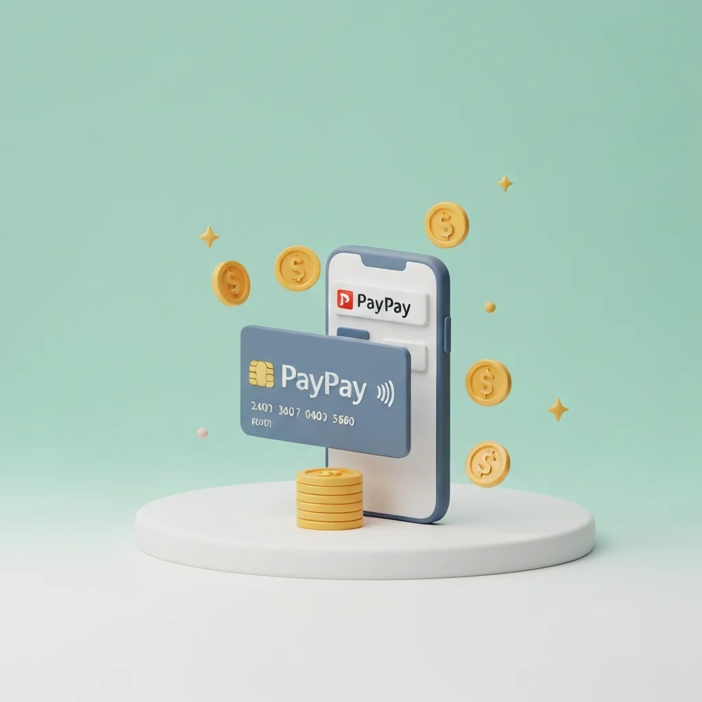 PayPay経済圏を象徴するイメージ。PayPayカードのメリットとポイントの貯まりやすさを、スマホ決済と関連付けて表現します。